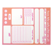 Arabisch zu tun Liste Notizblock (Vorderseite)