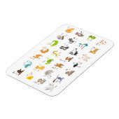 arabische Alphabet-Tiere ح ر ا و ل ا ف ل عر ب Magnet (Linke Seite)