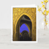 Arabische Archaden Karte (Gelbe Blume)