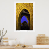 Arabische Archaden Poster (Küche)