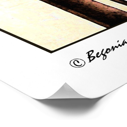 Arabische Architektur Poster (Ecke)