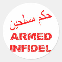 Arabische bewaffnete Infidel
