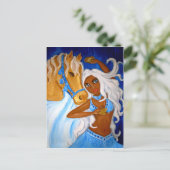 Arabische Blues Postcard Postkarte (Stehend Vorderseite)