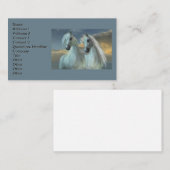 Arabische Brüder Visitenkarte (Vorne/Hinten)