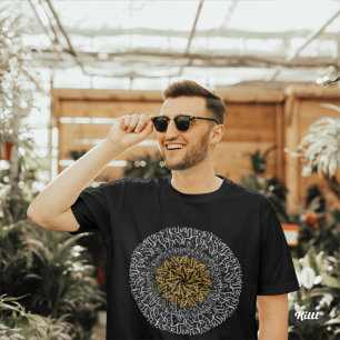 arabische Buchstaben 3D-Kunstblock T-Shirt