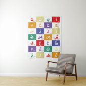 Arabische Buchstaben für Kinder Wandteppich (Beispiel)