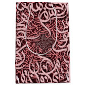 Arabische Buchstaben Rose Mittlere Geschenktüte (Vorderseite)
