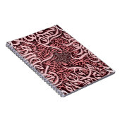 Arabische Buchstaben Rose Notizblock (Rechte Seite)