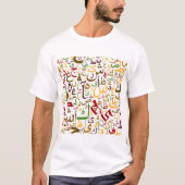 Arabische Buchstaben T-Shirt (Vorderseite)