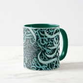 arabische Buchstaben Tiffany Tasse (VorderseiteRechts)