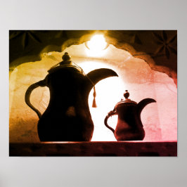 Arabische Decanter Poster