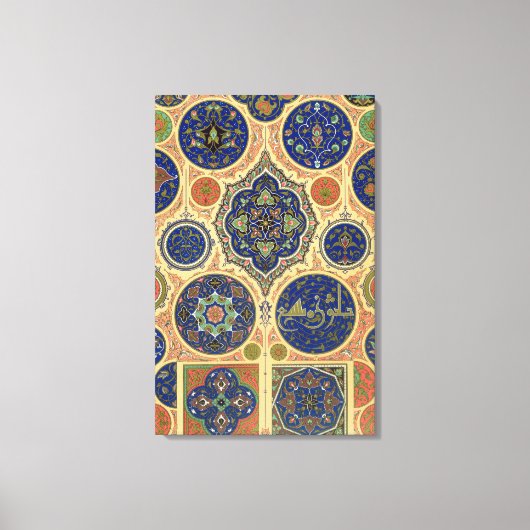 arabische Dekoration, Platte XXVII aus "Polychrome Leinwanddruck (Vorderseite)