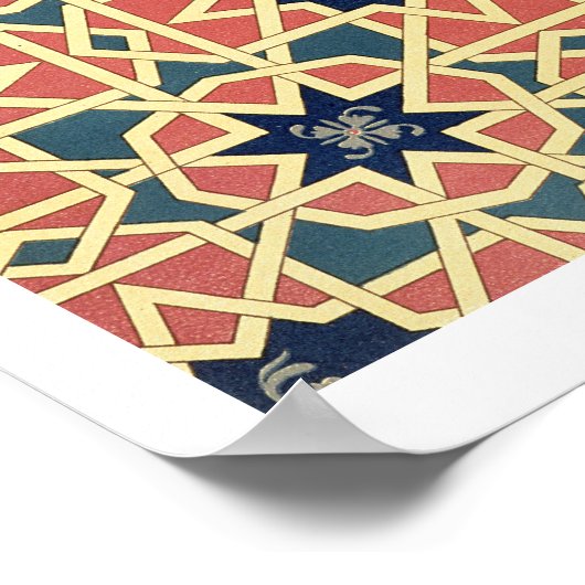 Arabische Dekorationen (Farblitho) (Ecke)