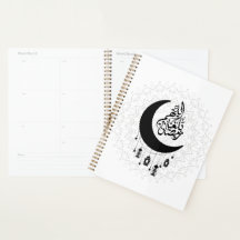 Arabische Diwani-Kalligrafie, Halbmond & Laterne