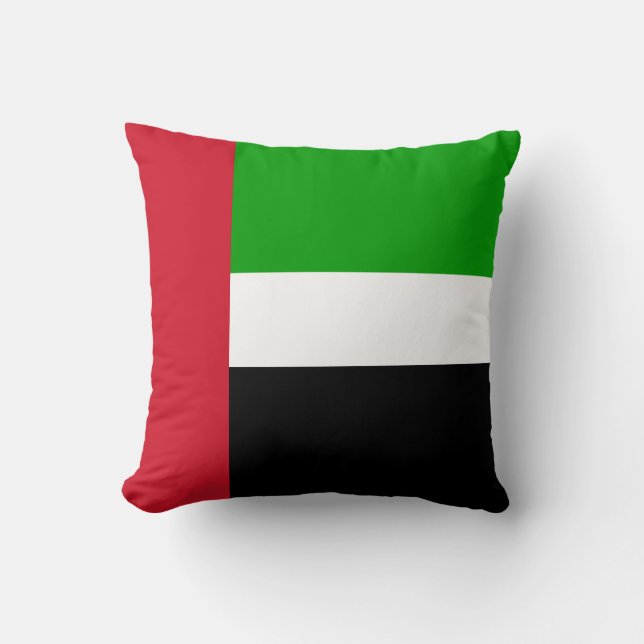Arabische Emirate-Flagge Kissen (Vorderseite)