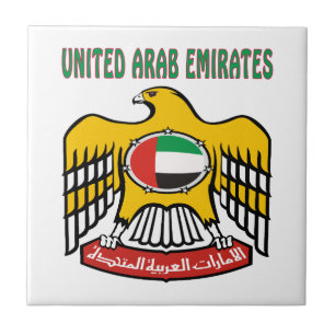 ARABISCHE EMIRATE-Wappen Fliese