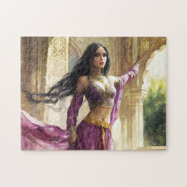 Arabische Fantasy-Prinzessin Kunst Verzauberte Pal Puzzle