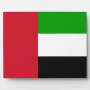 Arabische Flagge Fotoplatte