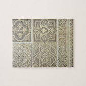 Arabische Fliese entwirft (Farbelitho) Puzzle (Horizontal)