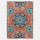 Arabische Fliese, vintage Patchwork-Muster. Decke (Vorderseite Vertikal)