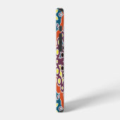 Arabische Fliese, vintage Patchwork-Muster. iPhone Hülle (Linke Seite)