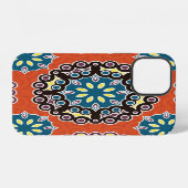 Arabische Fliese, vintage Patchwork-Muster. iPhone Hülle (Rückseite (Horizontal))