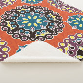 Arabische Fliese, vintage Patchwork-Muster. Sherpadecke (3/4)