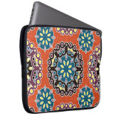 Arabische Fliesen, Vintages Patchwork-Muster. Laptopschutzhülle (Vorne Rechts)