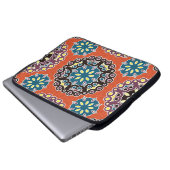 Arabische Fliesen, Vintages Patchwork-Muster. Laptopschutzhülle (Vorne Knopf)