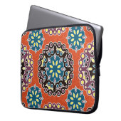 Arabische Fliesen, Vintages Patchwork-Muster. Laptopschutzhülle (Vorderseite Links)