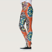 Arabische Fliesen, Vintages Patchwork-Muster. Leggings (Links)