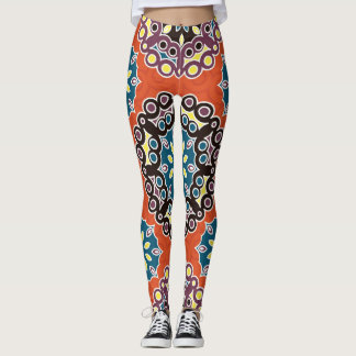 Arabische Fliesen, Vintages Patchwork-Muster. Leggings