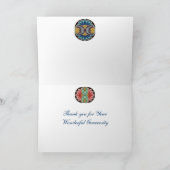 Arabische Flora Dankeschön Karte (Innenseite)