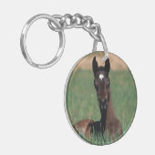 Arabische Fohlen-Niederlegung Schlüsselanhänger (Vorderseite links)