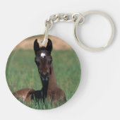 Arabische Fohlen-Niederlegung Schlüsselanhänger (Rückseite)