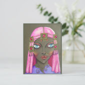 Arabische Frau - Originalpostkarte Postkarte (Stehend Vorderseite)