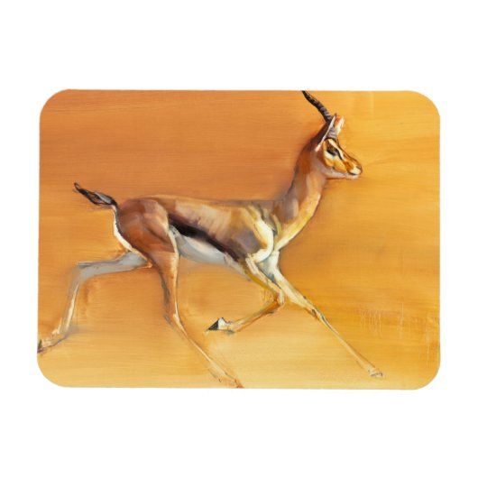 Arabische Gazelle 2010 Magnet (Horizontal)