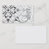 arabische Hintergrundmuster-Visitenkarte Visitenkarte (Vorne/Hinten)