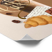 Arabische Kaffee-Wandkunstposter Poster (Ecke)