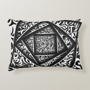 arabische Kalligrafie 3d Dekokissen