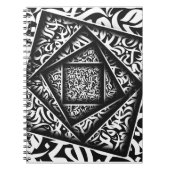arabische Kalligrafie 3d Notizblock (Vorderseite)