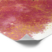 Arabische Kalligrafie "Licht auf Licht" Poster (Ecke)