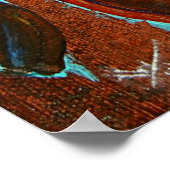 Arabische Kalligrafie Loh E Qurani Poster (Ecke)