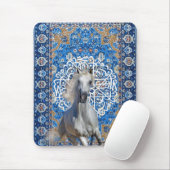 Arabische Kalligrafie Pferd Mousepad (Mit Mouse)