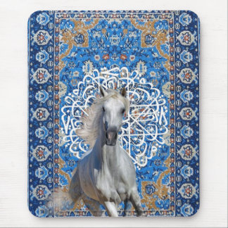 Arabische Kalligrafie Pferd Mousepad