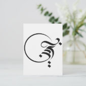 Arabische Kalligrafie Postkarte (Stehend Vorderseite)