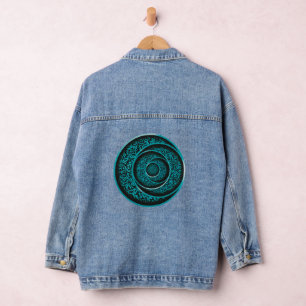 Arabische Kalligraphie 3d Jeansjacke