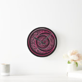 Arabische Kalligraphie 3d Runde Wanduhr (Zuhause)