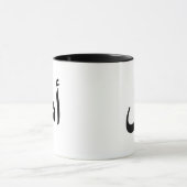 Arabische Kalligraphie Tasse (Zentrum)