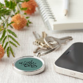 Arabische Kalligraphie, Text islamisch geschrieben Schlüsselanhänger (Seite)